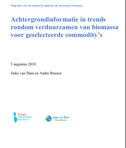 Trends towards more sustainable production and import of commodities (NL) 